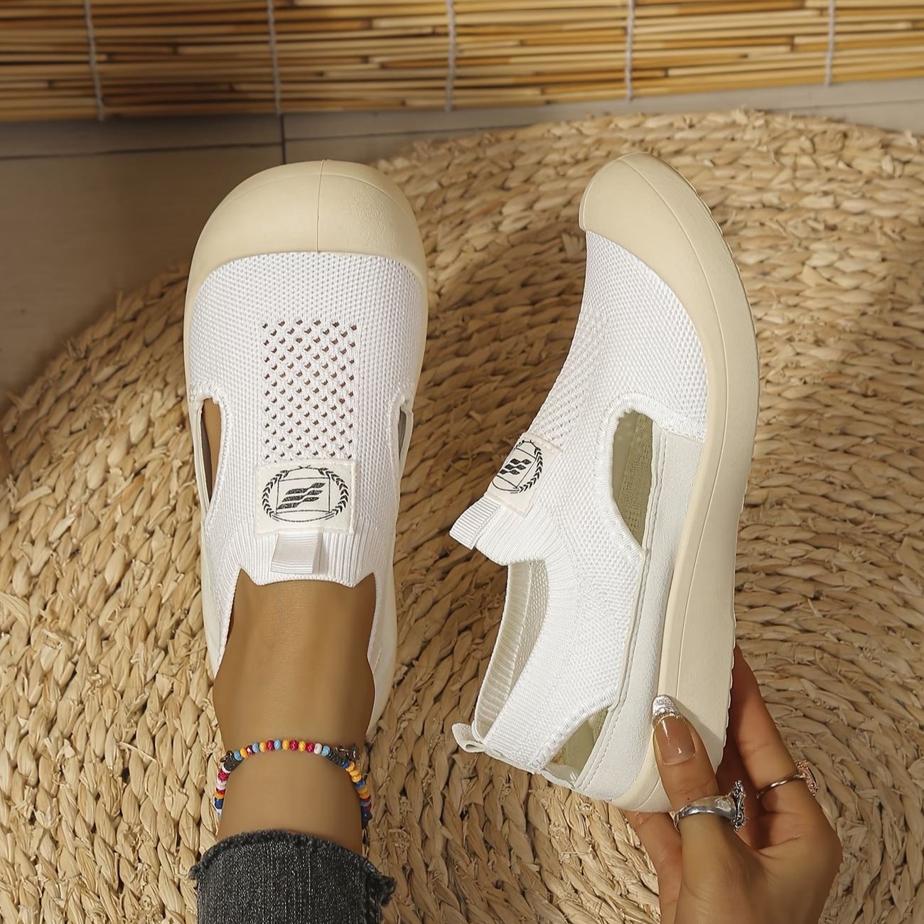 Women's Summer Hollow-Out Knit Breathable Shoes