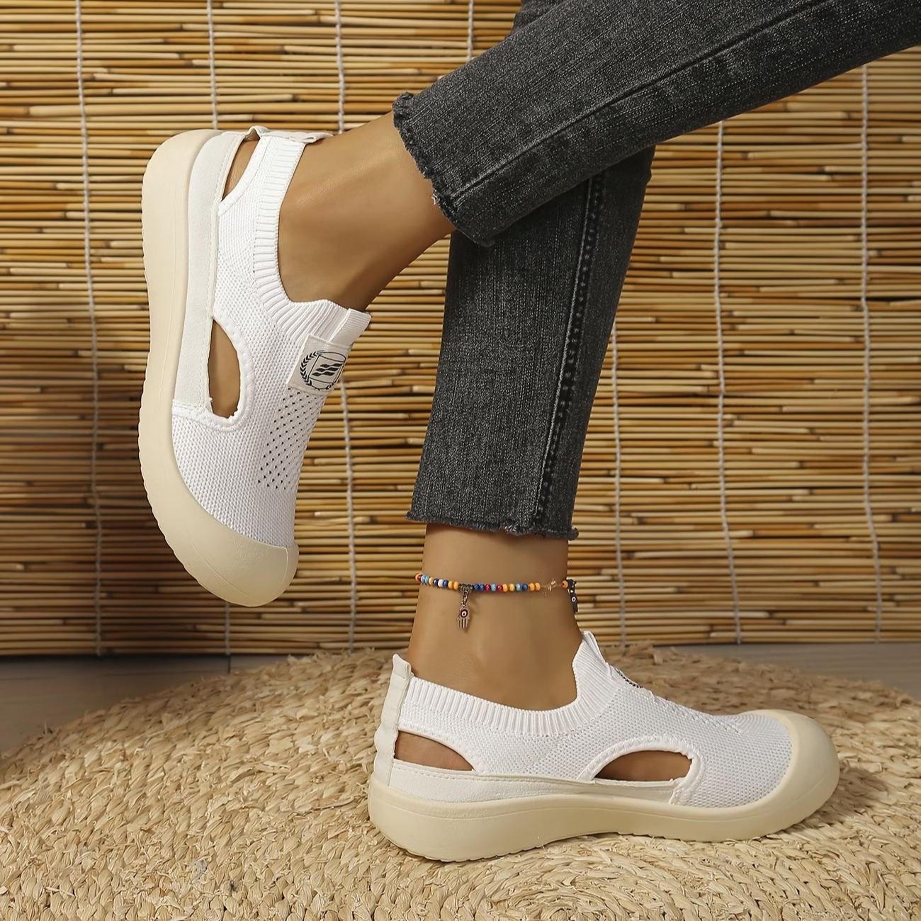 Women's Summer Hollow-Out Knit Breathable Shoes