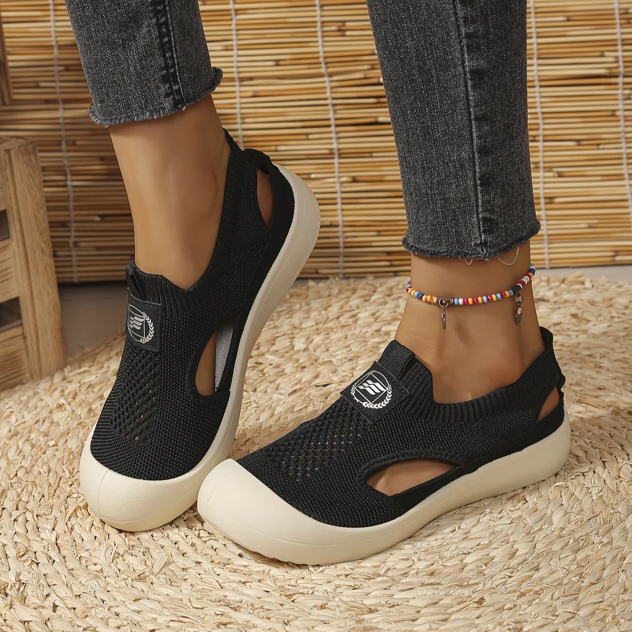 Women's Summer Hollow-Out Knit Breathable Shoes