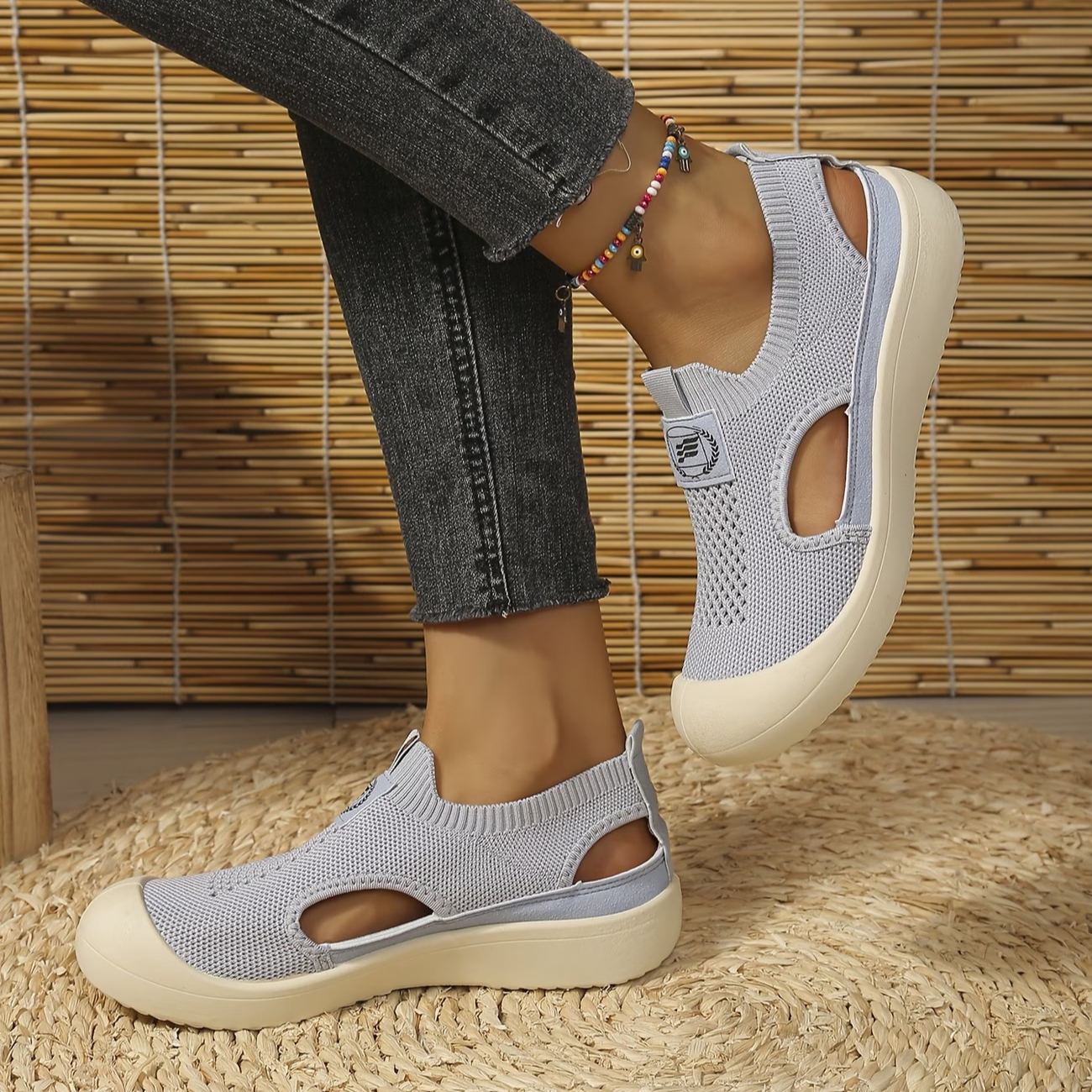 Women's Summer Hollow-Out Knit Breathable Shoes
