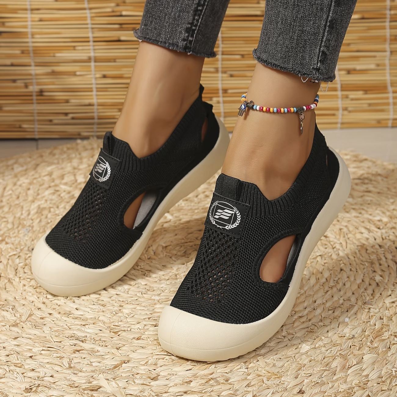 Women's Summer Hollow-Out Knit Breathable Shoes