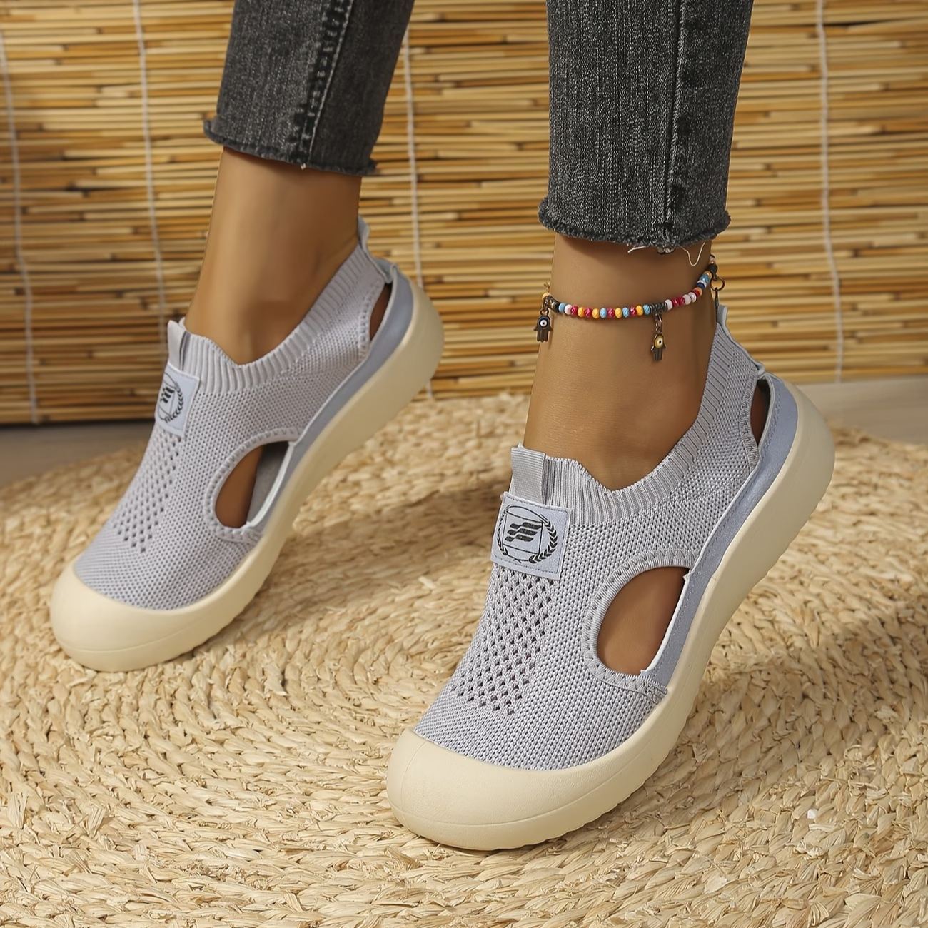 Women's Summer Hollow-Out Knit Breathable Shoes