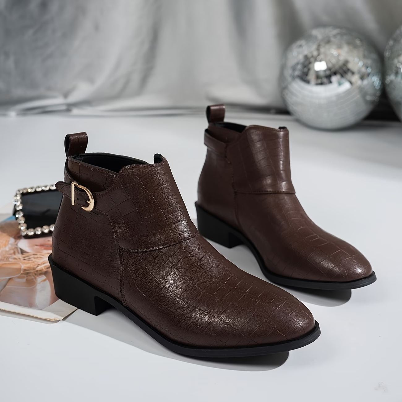 Women's Easy Classic Design Pointed Toe Genuine Ankle Boots
