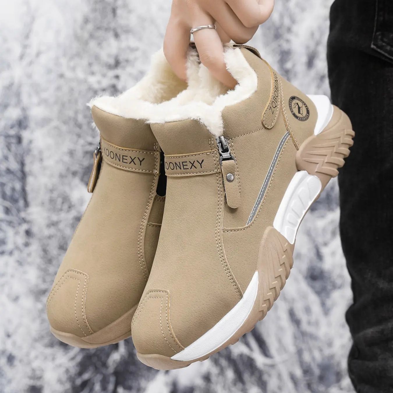 Unisex Winter Snow Casual Ankle Boots