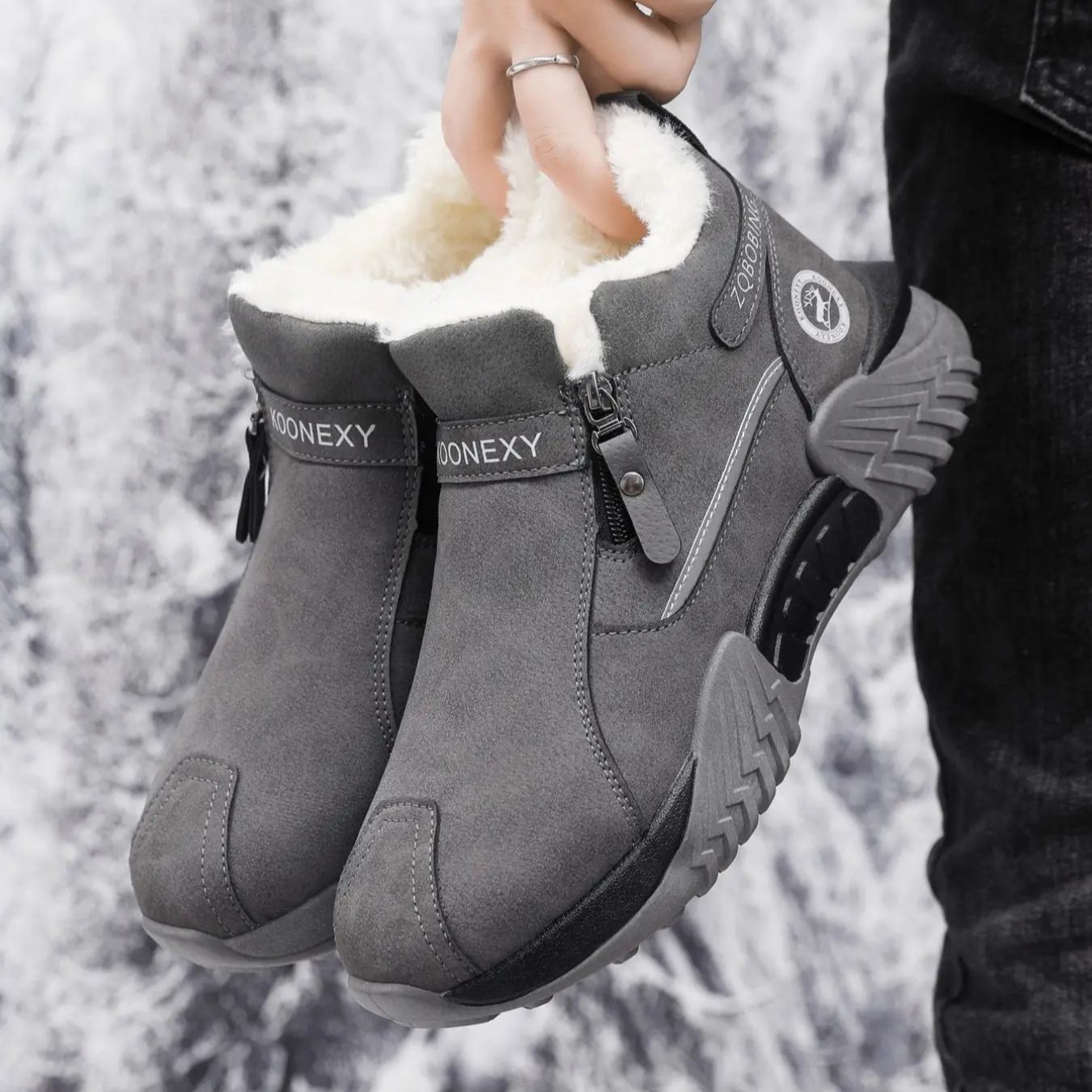Unisex Winter Snow Casual Ankle Boots