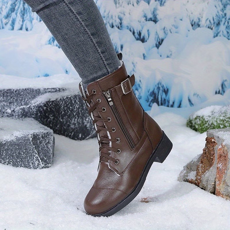 Women's Vintage Classic Simple Cool Durable Mid-calf Boots