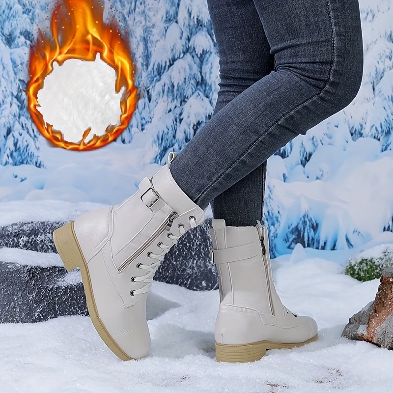 Women's Vintage Classic Simple Cool Durable Mid-calf Boots