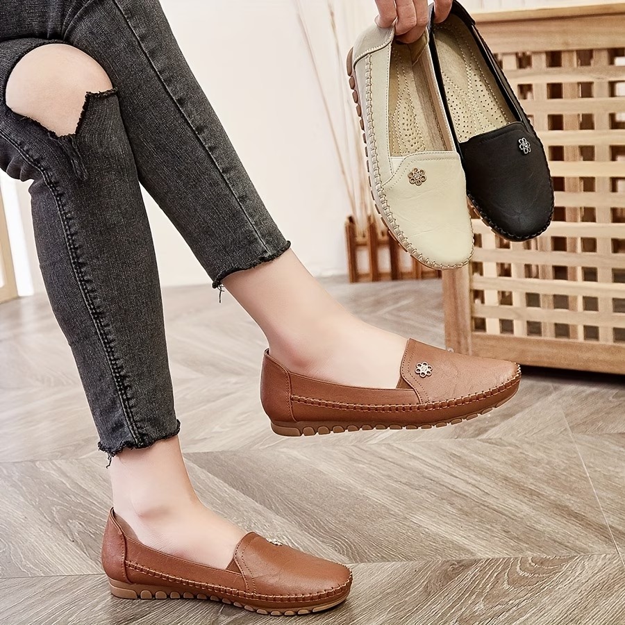 Women's Non-Slip Lightweight Comfortable Penny Loafers