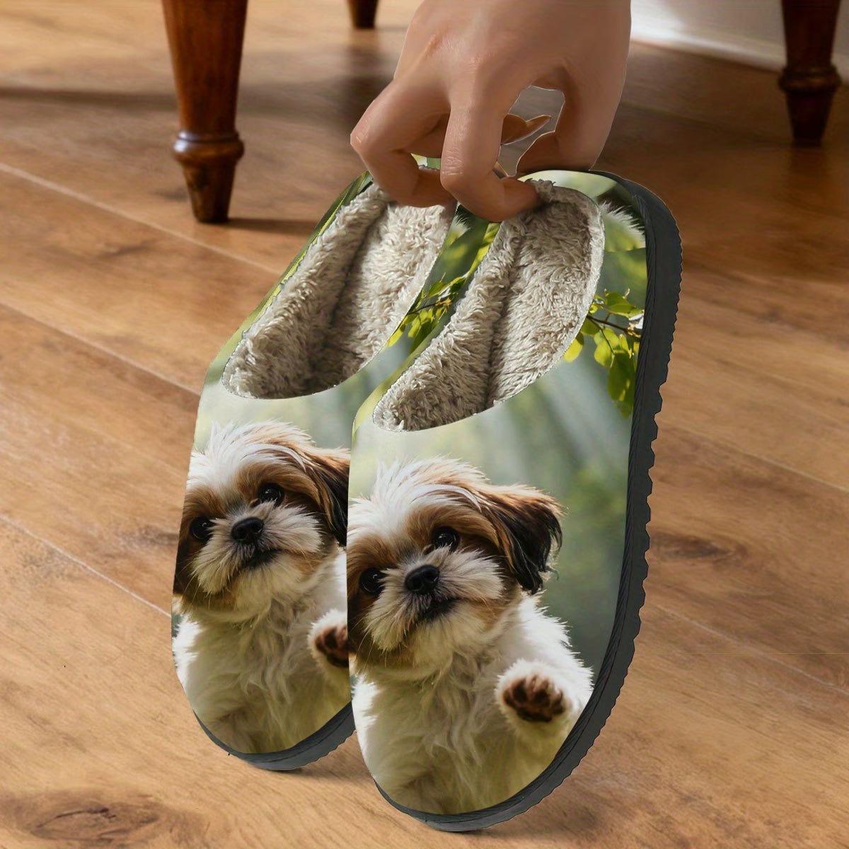  Women's Printed Animals Indoor Silent Slippers