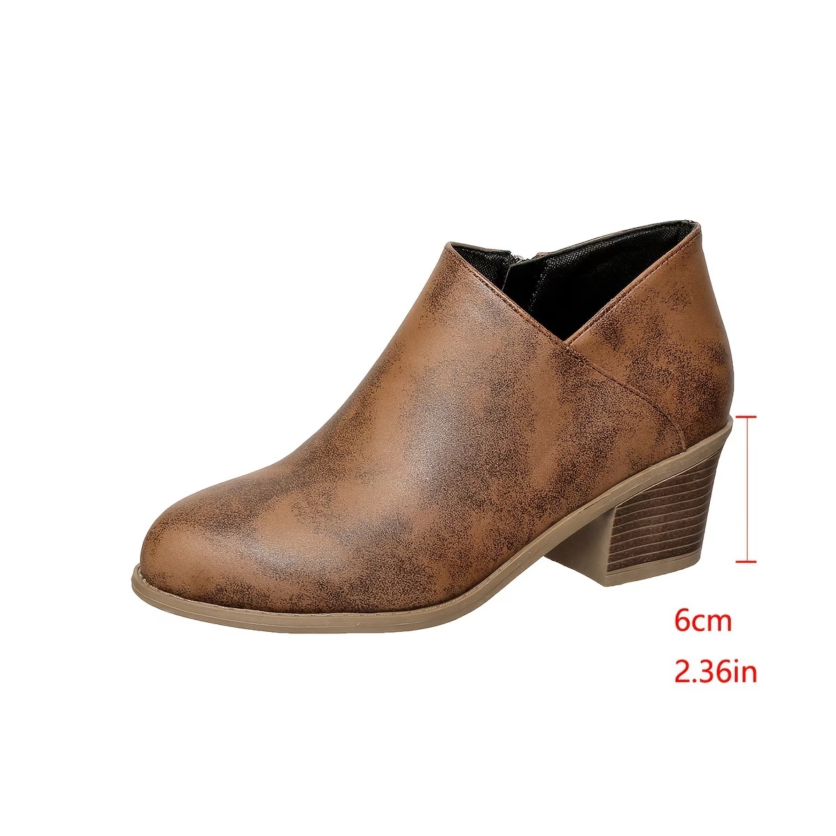 Women's Classic American Western Style Ankle Boots