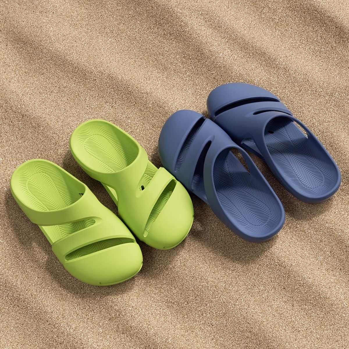 Casual Solid Color Comfortable EVA Material Slip-on Slippers