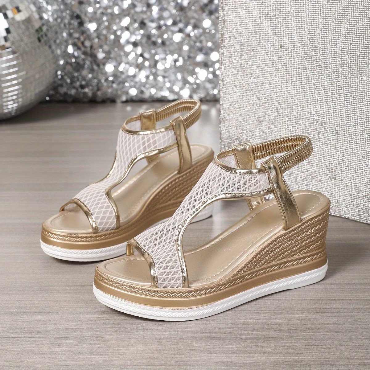 Women's Chic Summer Slope Heel Sandals