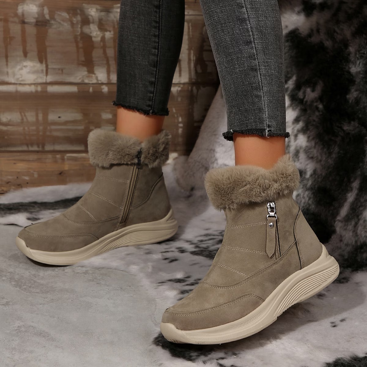 Fleece-lined Shoes