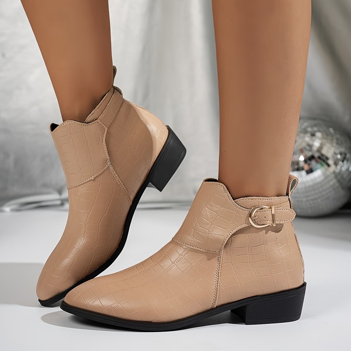 Women's Easy Classic Design Pointed Toe Genuine Ankle Boots