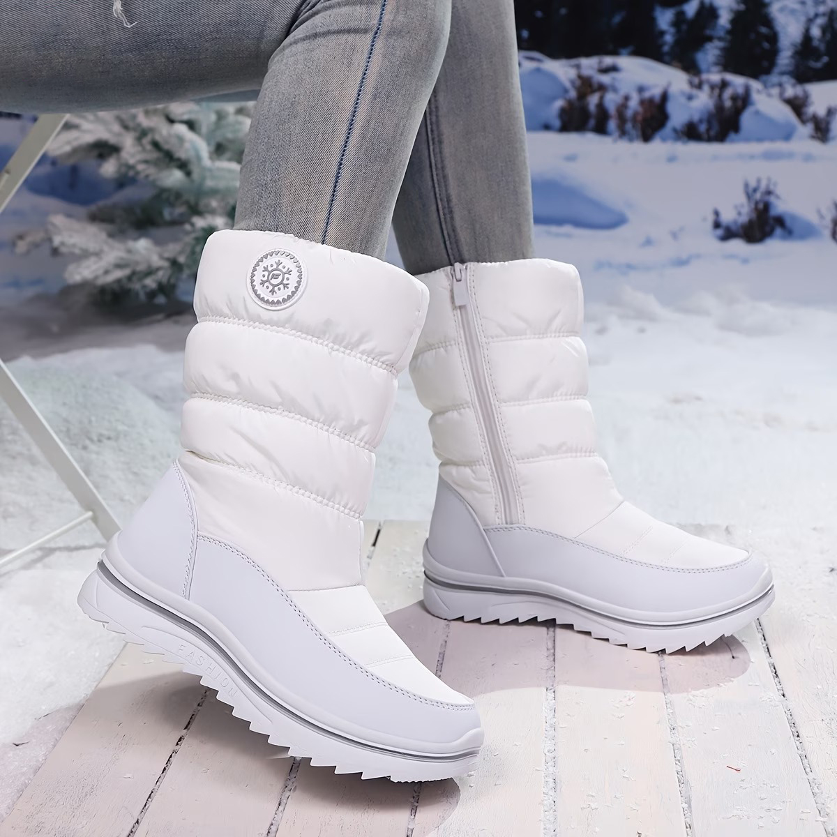 Women's Winter Warm Anti-slip and Windproof Thickened Boots