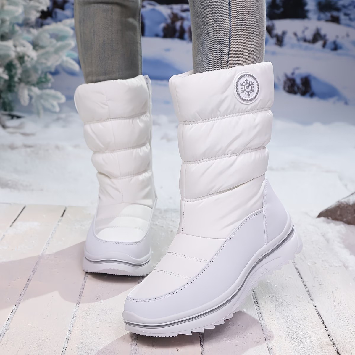 Women's Winter Warm Anti-slip and Windproof Thickened Boots