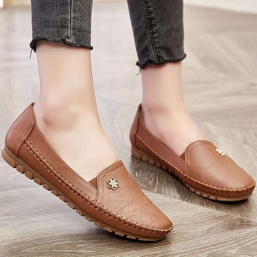 Women's Non-Slip Lightweight Comfortable Penny Loafers