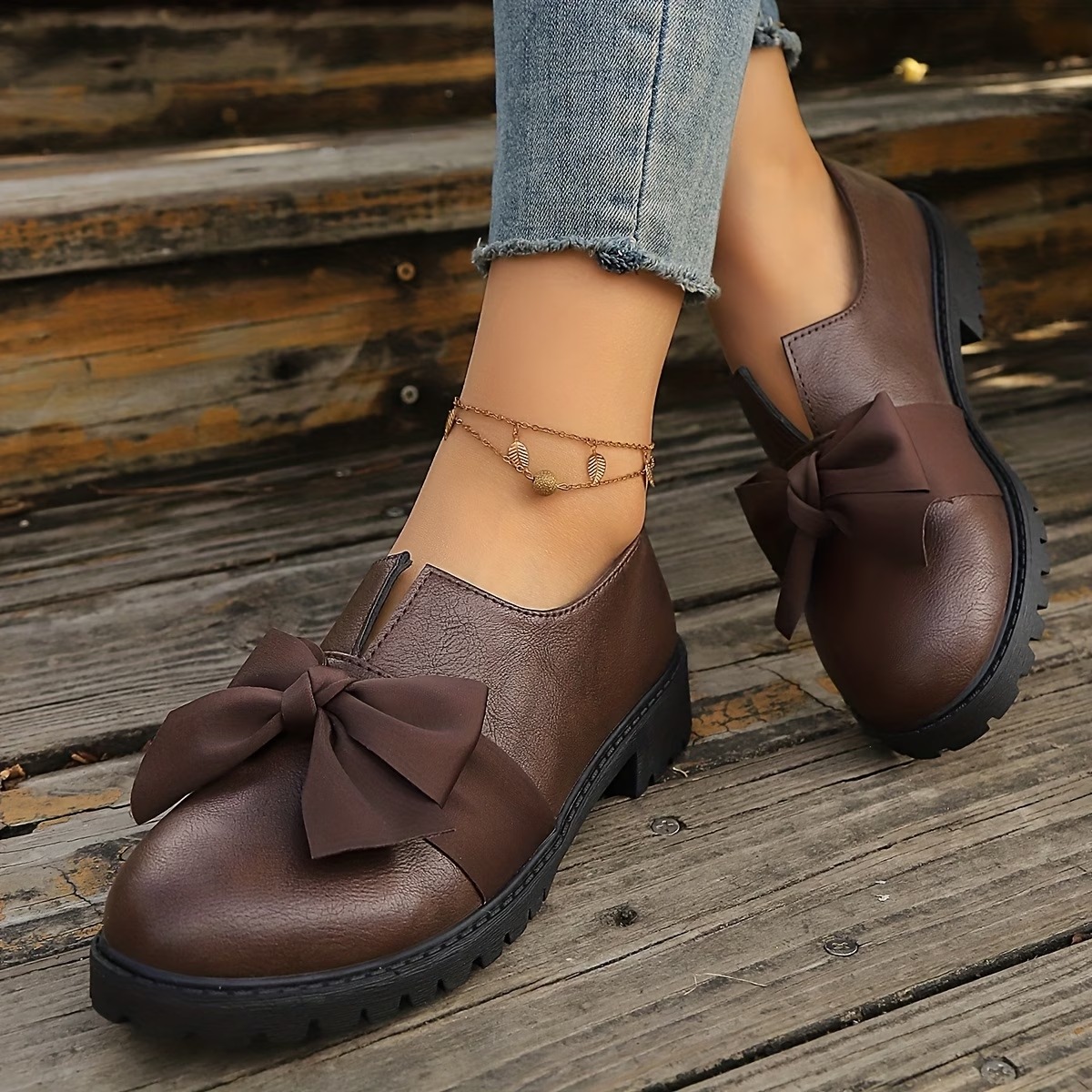 Women's Comfortable All-Match Retro Single Shoes
