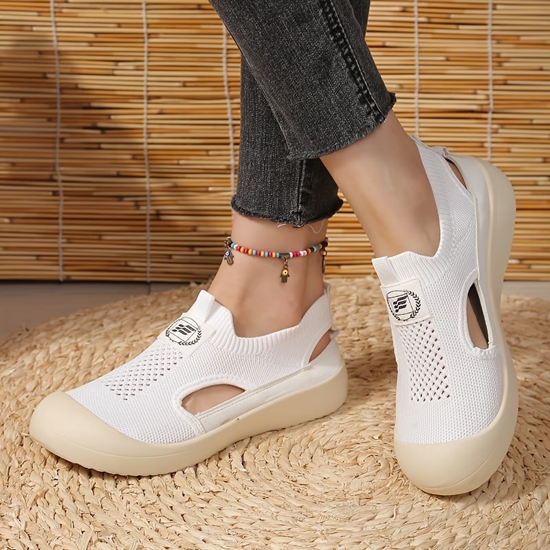 Women's Summer Hollow-Out Knit Breathable Shoes