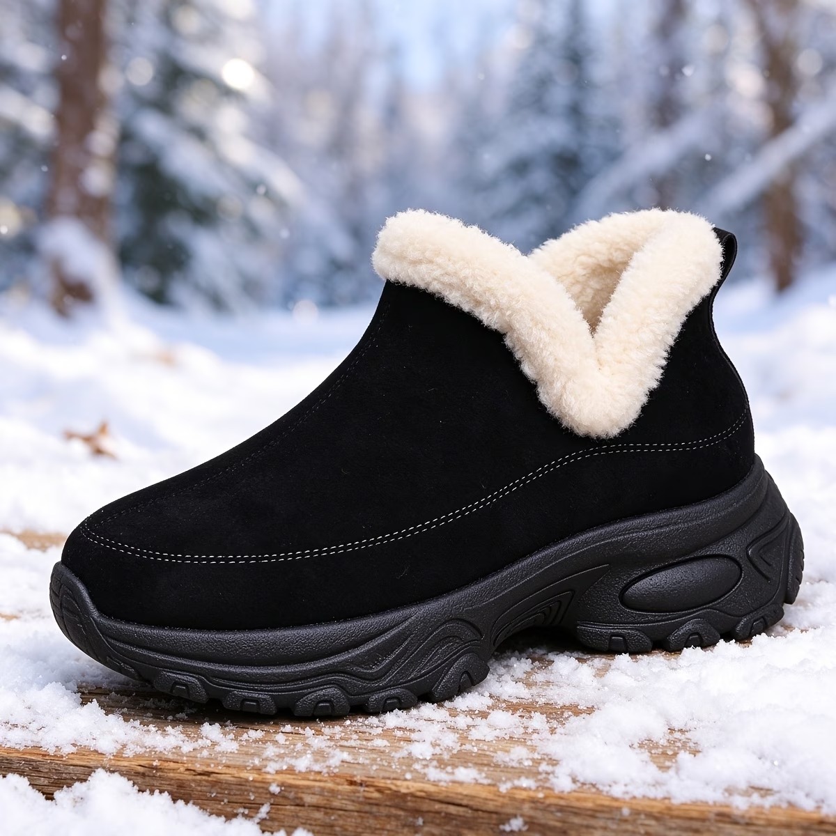 Women's Platform Height-Increasing Snow Sneakers