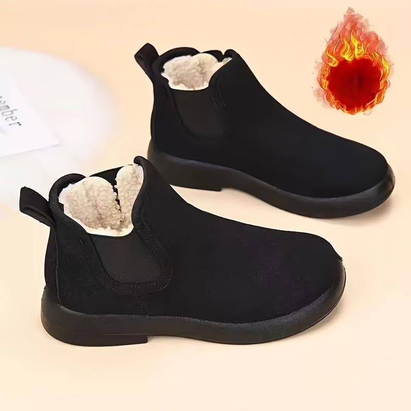 Women's British-style Mid-Calf Warm Boots