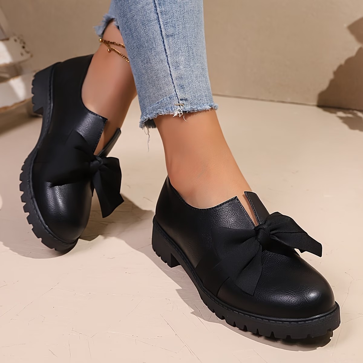 Women's Comfortable All-Match Retro Single Shoes