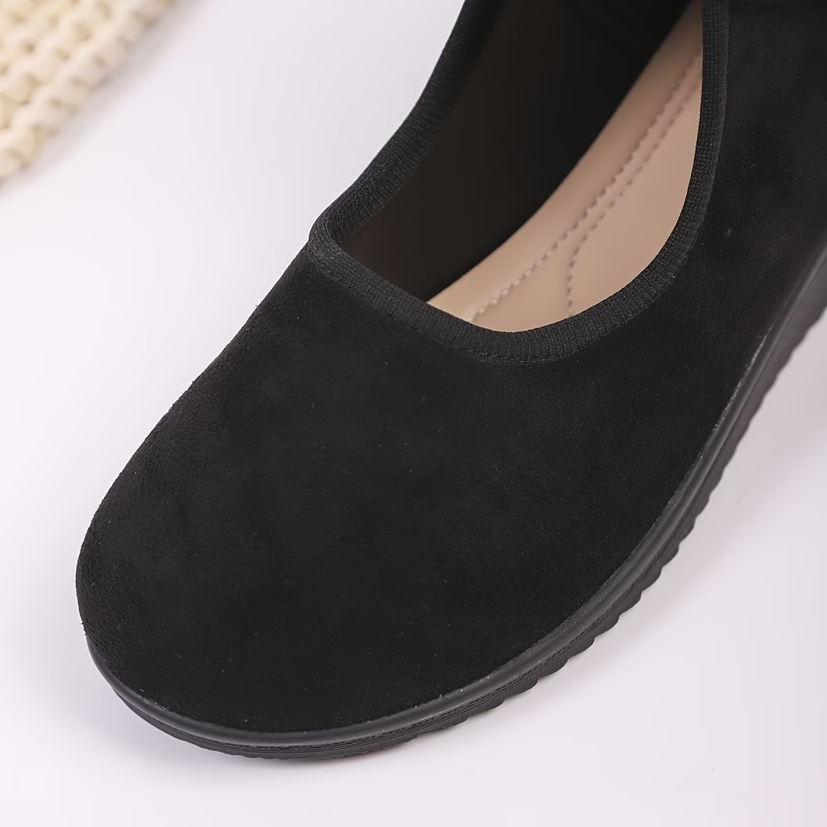 Women's Rhinestone-Embellished - Wedge Ankle Boots with Buckle Strap