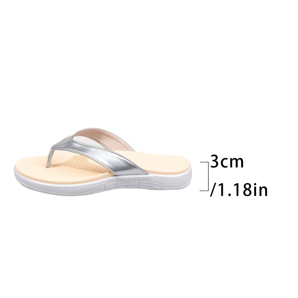 Women‘s Casual Thick Soles Flat Flip-flops