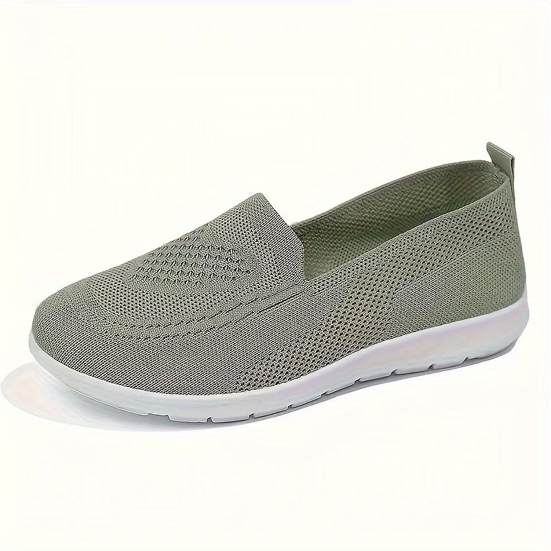 Women's Solid Color Knitted Sneakers