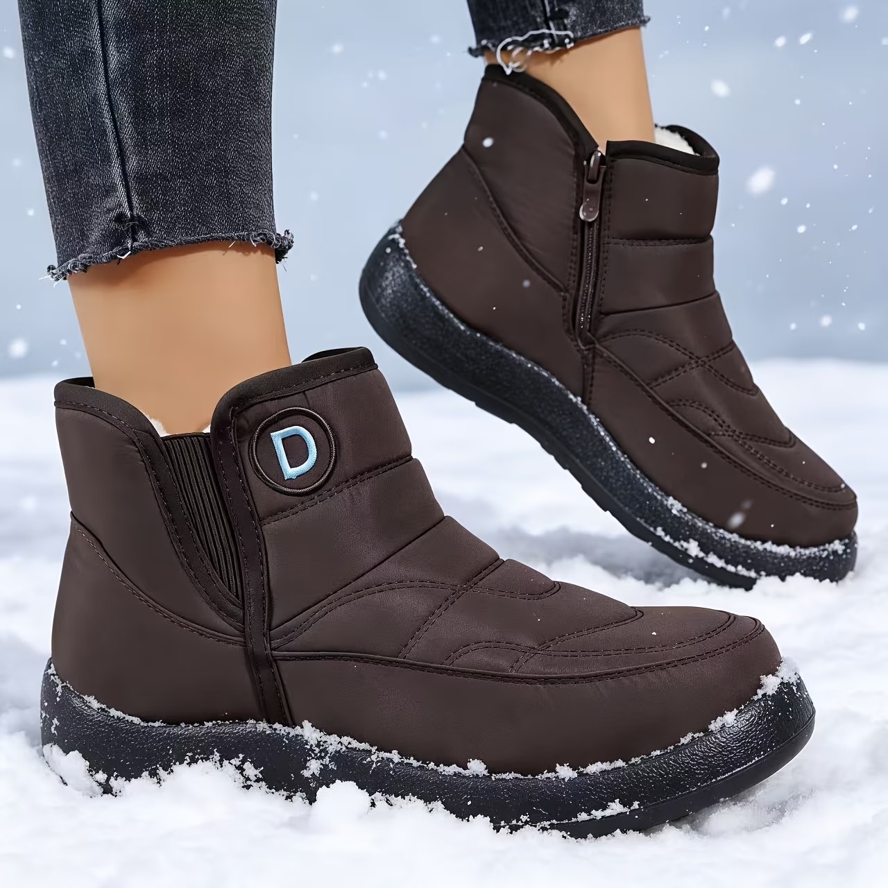 Women's Cold-Resistant Slip-Resistant Waterproof Snow Boots - BUY 2 FREE SHIPPING