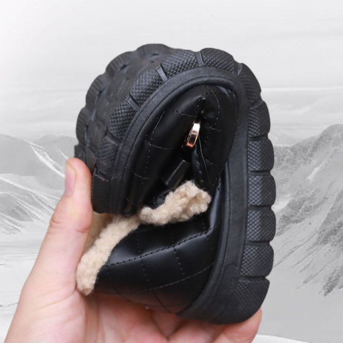 Velvet Waterproof Comfortable Thick-soled Cotton Shoes