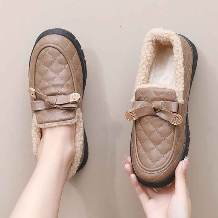 Velvet Waterproof Comfortable Thick-soled Cotton Shoes