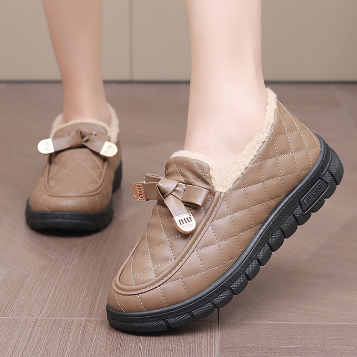Velvet Waterproof Comfortable Thick-soled Cotton Shoes