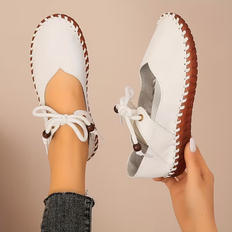 Women's Elegant Lace-Up Mary Jane Shoes
