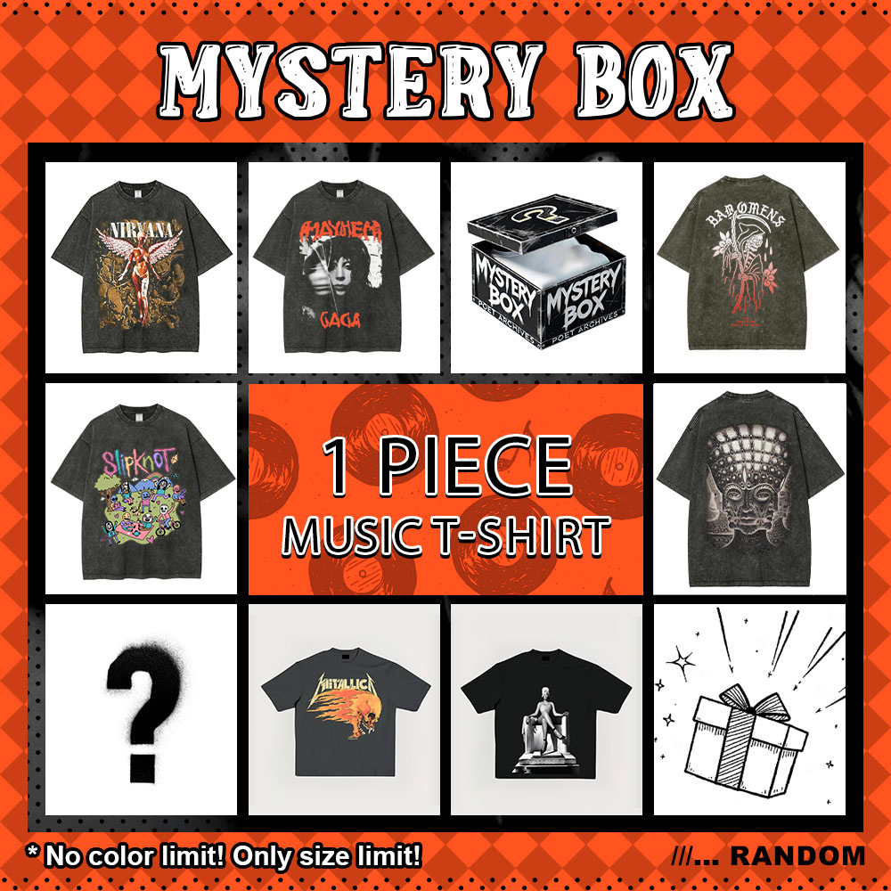 Mysterious Blind Box? 1 Random Music T-Shirt