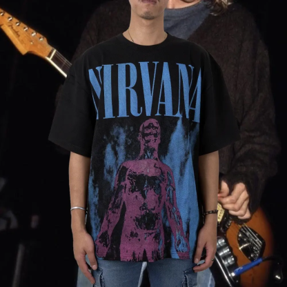 Vintage  Album Sliver  Prints  T-shirt