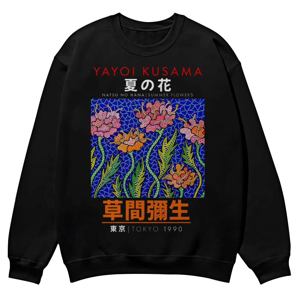 Summer Flowers Crew Neck Sweatshirt