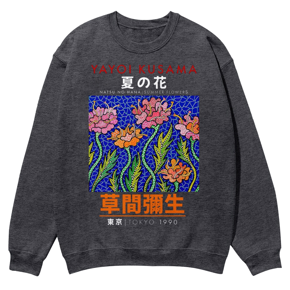 Summer Flowers Crew Neck Sweatshirt