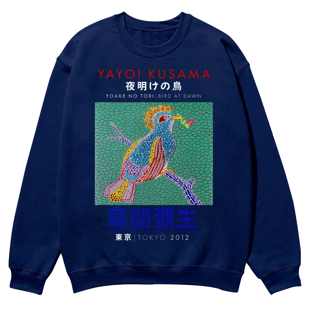 Blue Bird Crew Neck Sweatshirt