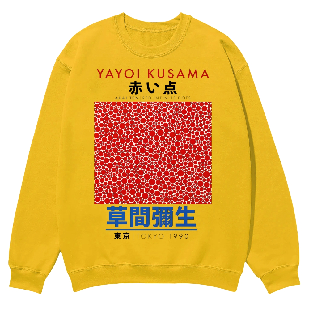 Red Dots Crew Neck Sweatshirt