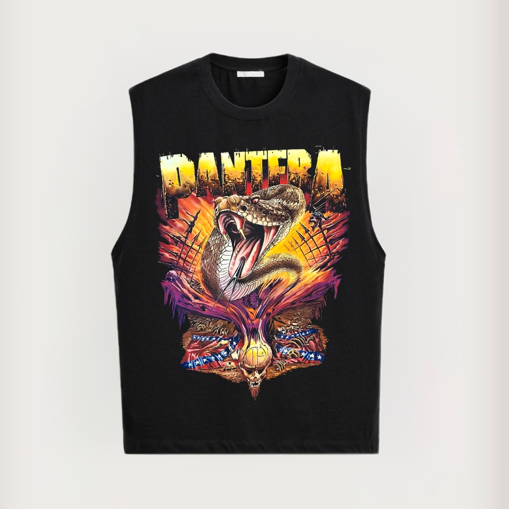 Vintage Rock Cotton Tank Top