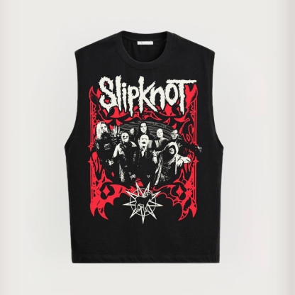 SLIPKNOT  Solid Color Tank Top