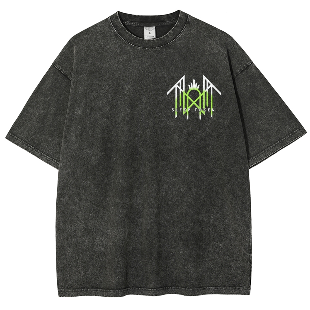Unisex Fit Sleep Token Washed T-Shirt