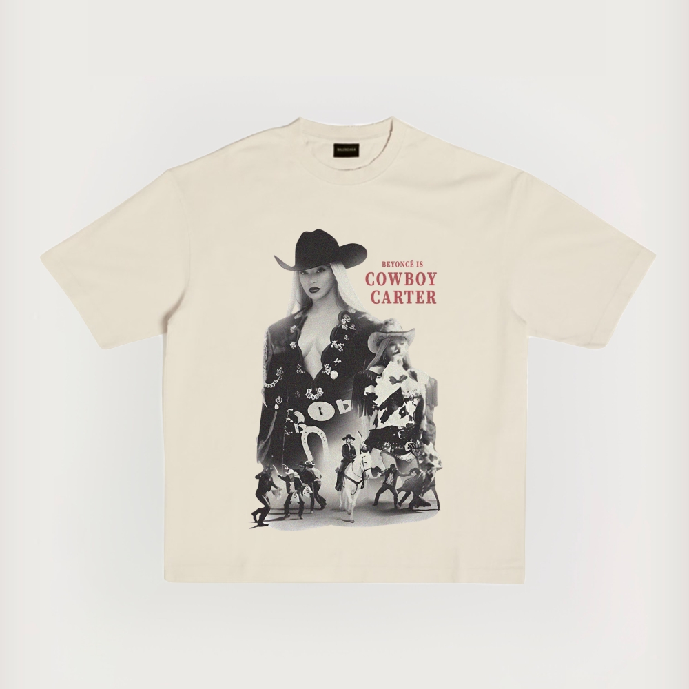 Beyonce Printed Short-Sleeved T-Shirt