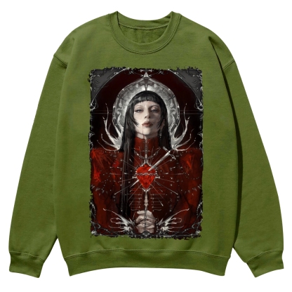 Lady Gaga Casual Crewneck Sweatshirt