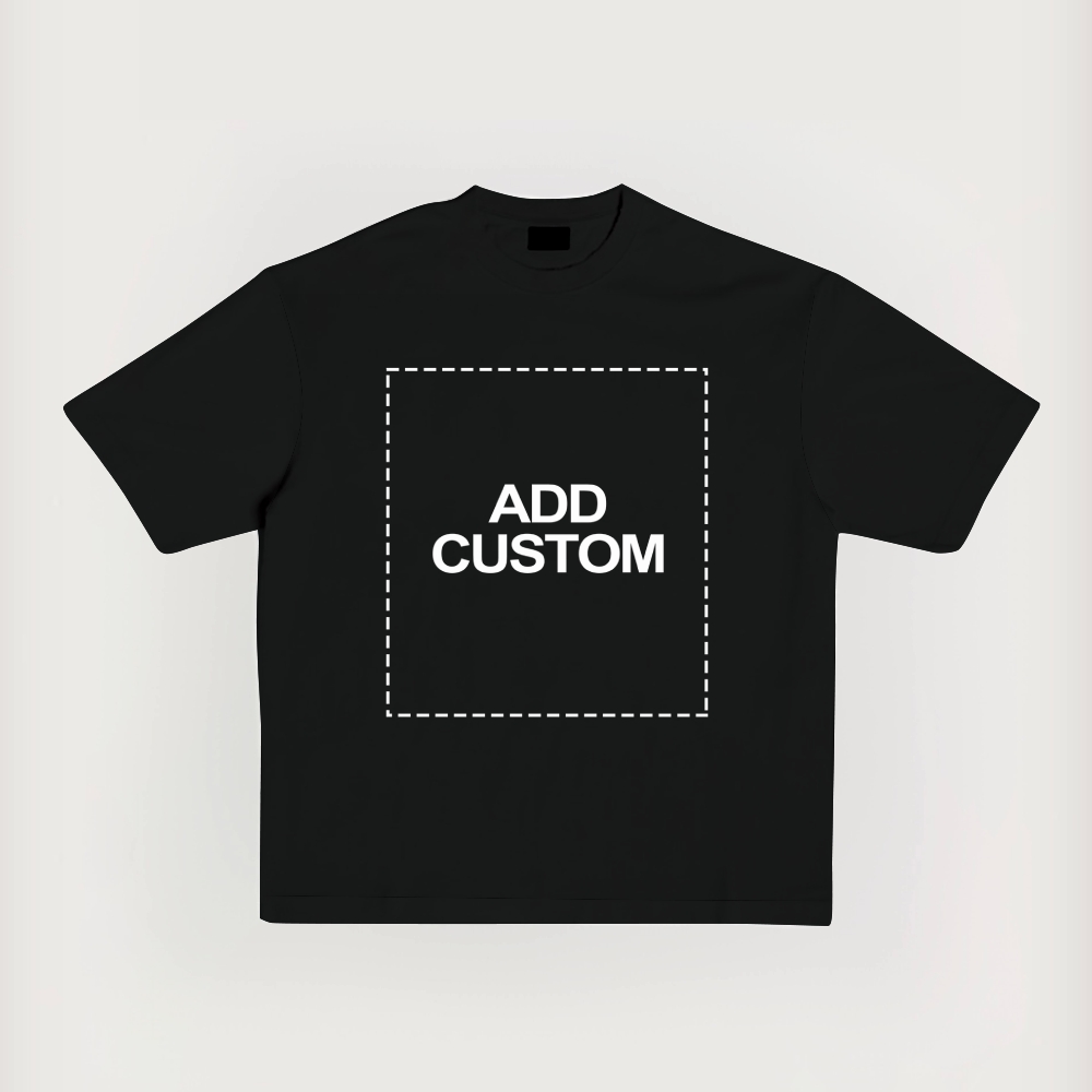 Customized Unisex Fit Printed Short-Sleeved T-Shirt