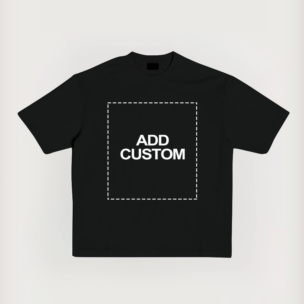 Customized Unisex Fit Printed Short-Sleeved T-Shirt