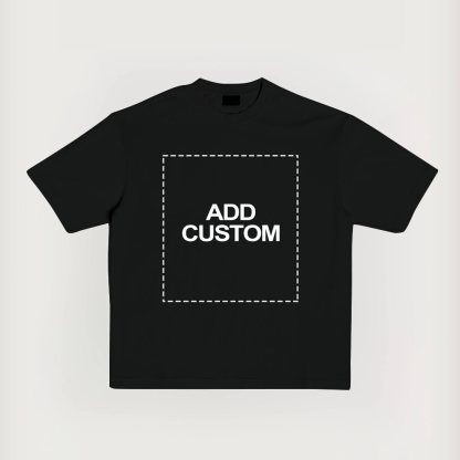 Customized Unisex Fit Printed Short-Sleeved T-Shirt