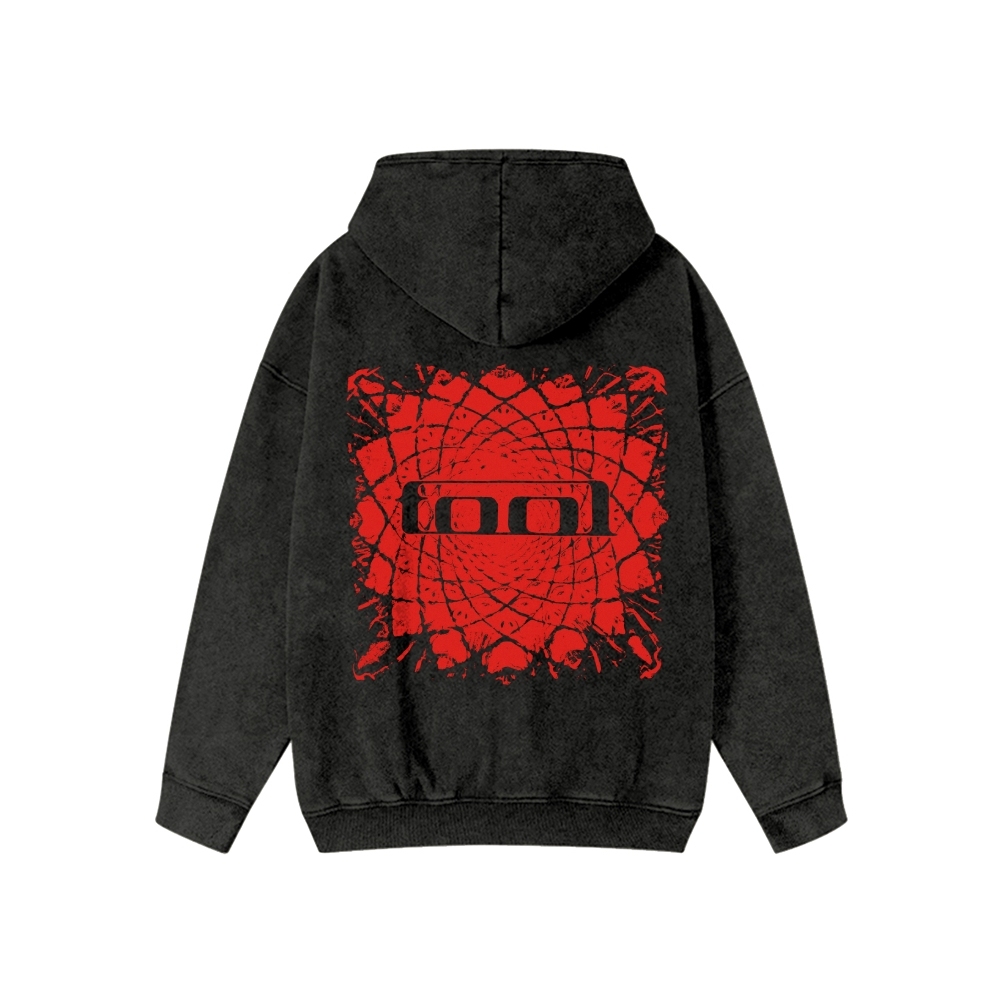 Unisex Tool Washed Cotton Zipper Hooded Hoodie