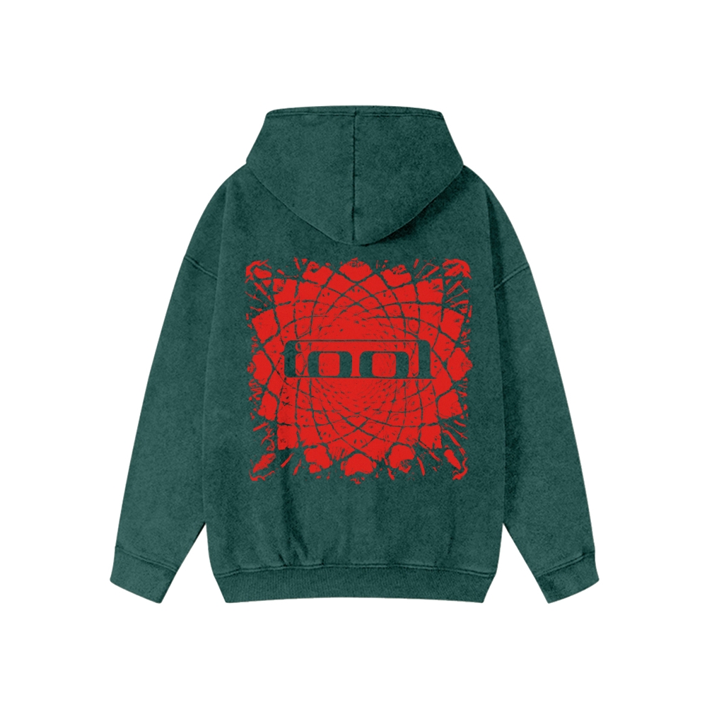 Unisex Tool Washed Cotton Zipper Hooded Hoodie